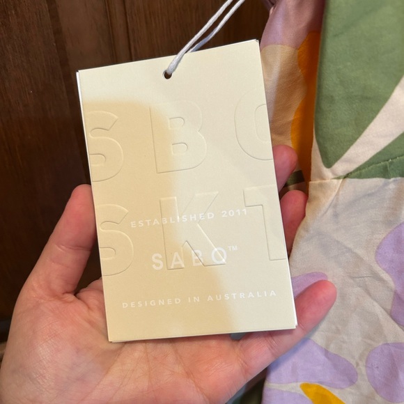 NWT Sabo Skirt Poppi Maxi Cutout Dress Size 6 Medium Floral Boho - Picture 6 of 9